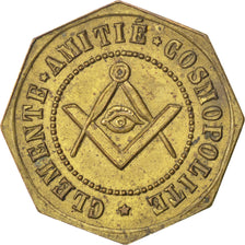 France, Masonic, Token, AU(55-58), Lead, 4.38