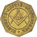 France, Masonic, Token, AU(55-58), Lead, 4.38
