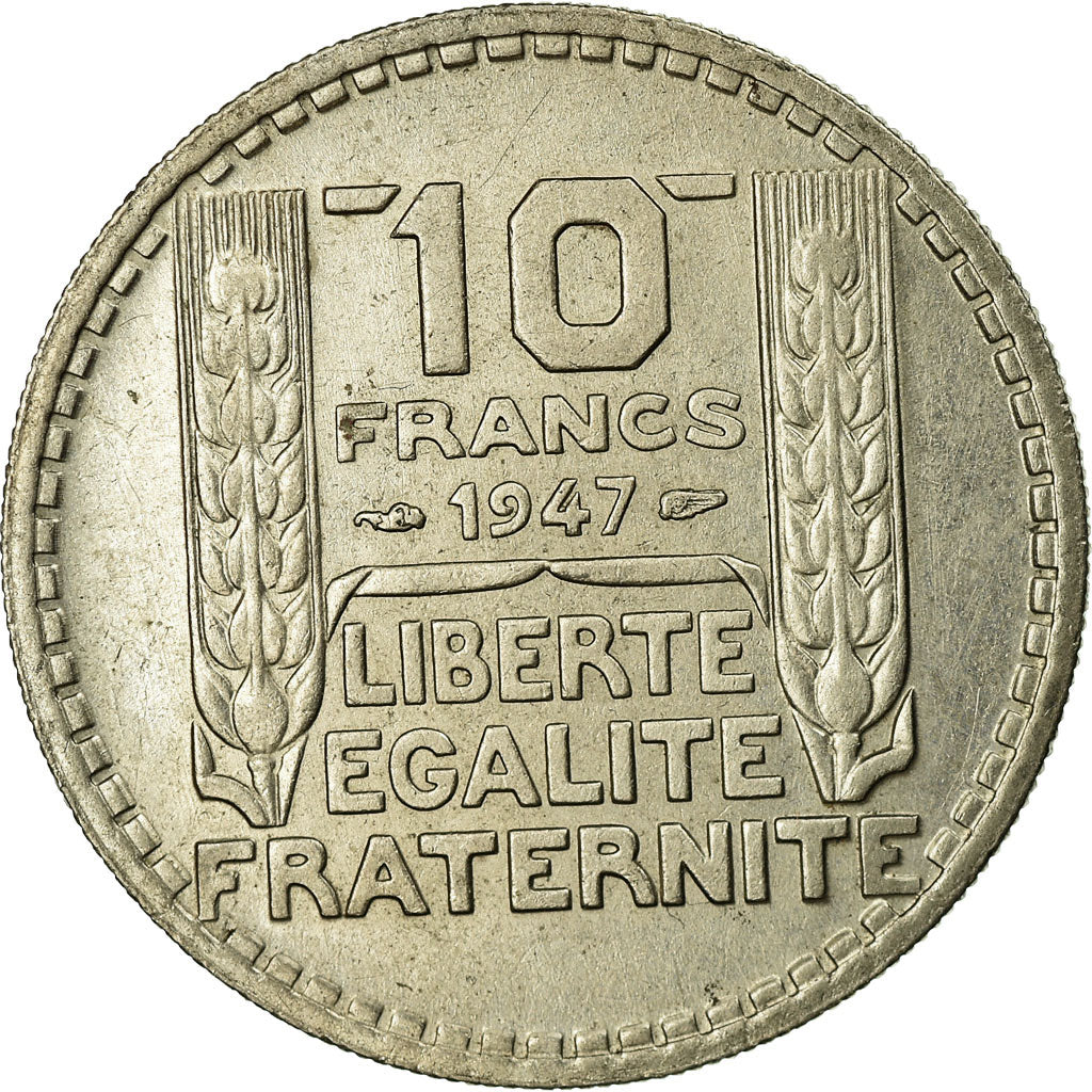 Moneta, Francia, Turin, 10 Francs, 1947, Paris, SPL-, Rame-nichel, KM:908.1