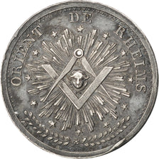 France, Masonic, Token, 1804, AU(55-58), Silver, 6.28