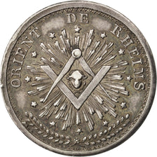 France, Masonic, Token, 1804, AU(55-58), Silver, 7.56
