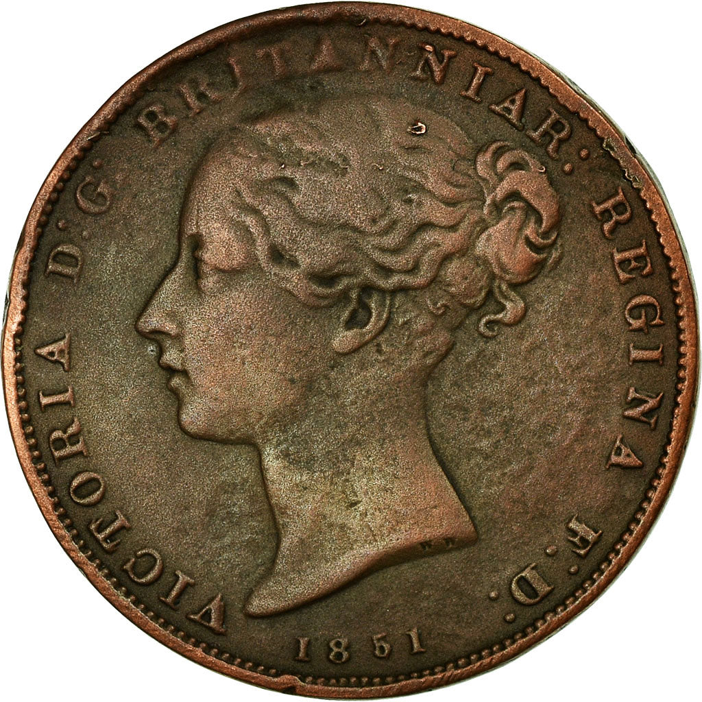 Coin, Jersey, Victoria, 1/26 Shilling, 1851, EF(40-45), Copper, KM:2