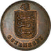 Coin, Guernsey, 4 Doubles, 1949, Heaton, EF(40-45), Bronze, KM:13