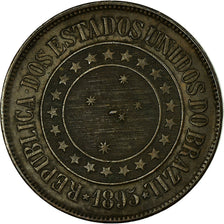Coin, Brazil, 40 Reis, 1995, EF(40-45), Bronze, KM:491