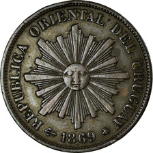 Coin, Uruguay, Centesimo, 1869, Uruguay Mint, Paris, Berlin, Vienna, EF(40-45)
