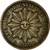Coin, Uruguay, 4 Centesimos, 1869, Uruguay Mint, Birmingham, AU(55-58), Bronze