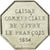 France, Token, Ministry of Commerce, 1851, AU(55-58), Silver