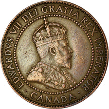 Coin, Canada, Edward VII, Cent, 1910, Royal Canadian Mint, Ottawa, EF(40-45)