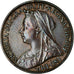 Coin, Great Britain, Victoria, Farthing, 1900, AU(55-58), Bronze, KM:788.2