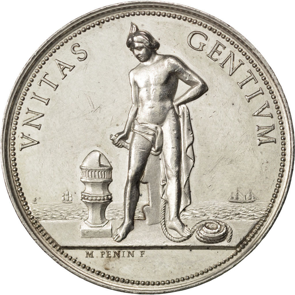 France, The Boats, Token, AU(55-58), Silver, 22.54