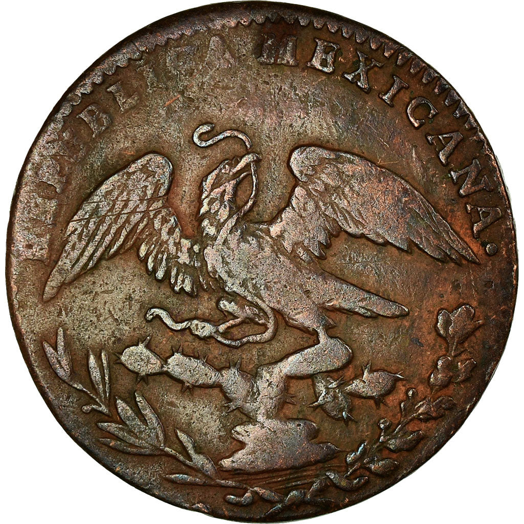 Coin, Mexico, 1/4 Real, Un Quarto/Una Quartilla, 1836, Mexico City, VF(30-35)