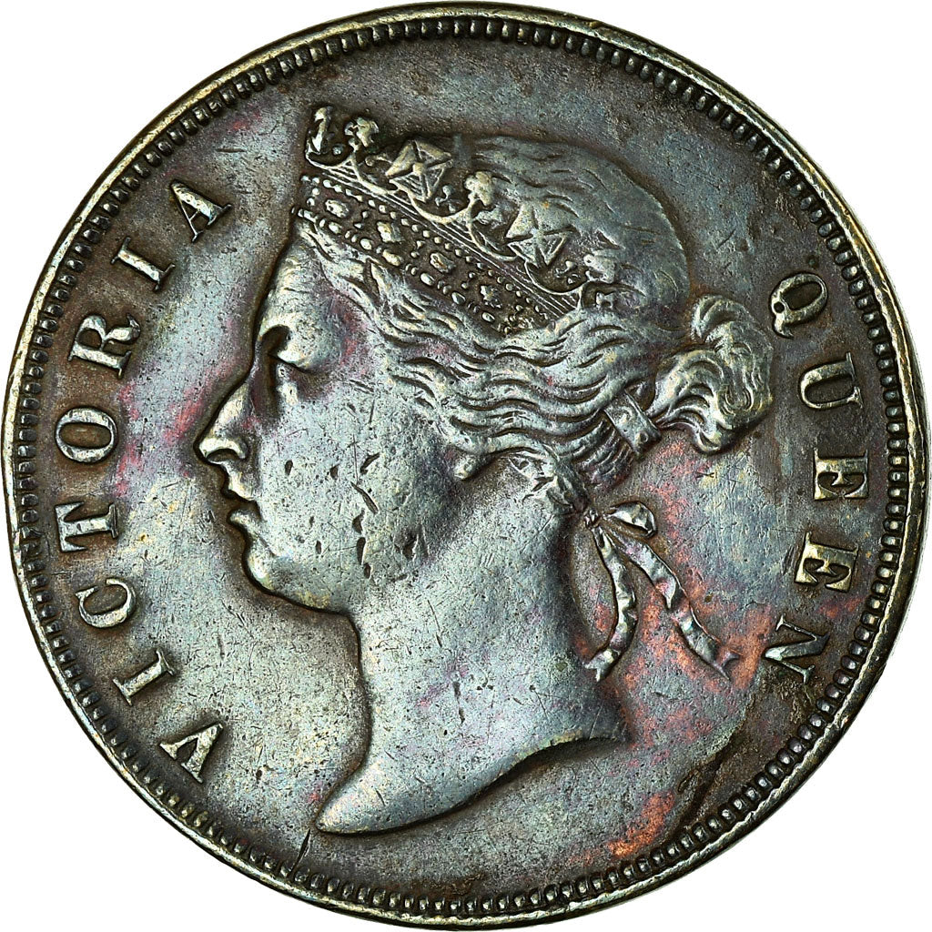 Münze, Straits Settlements, Victoria, Cent, 1874, SS, Kupfer, KM:9