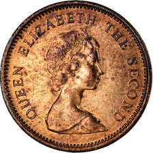 Moneda, Islas Malvinas, Elizabeth II, 1/2 Penny, 1974, MBC, Bronce, KM:1