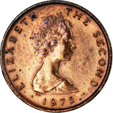 Monnaie, Isle of Man, Elizabeth II, 1/2 New Penny, 1975, Pobjoy Mint, TTB