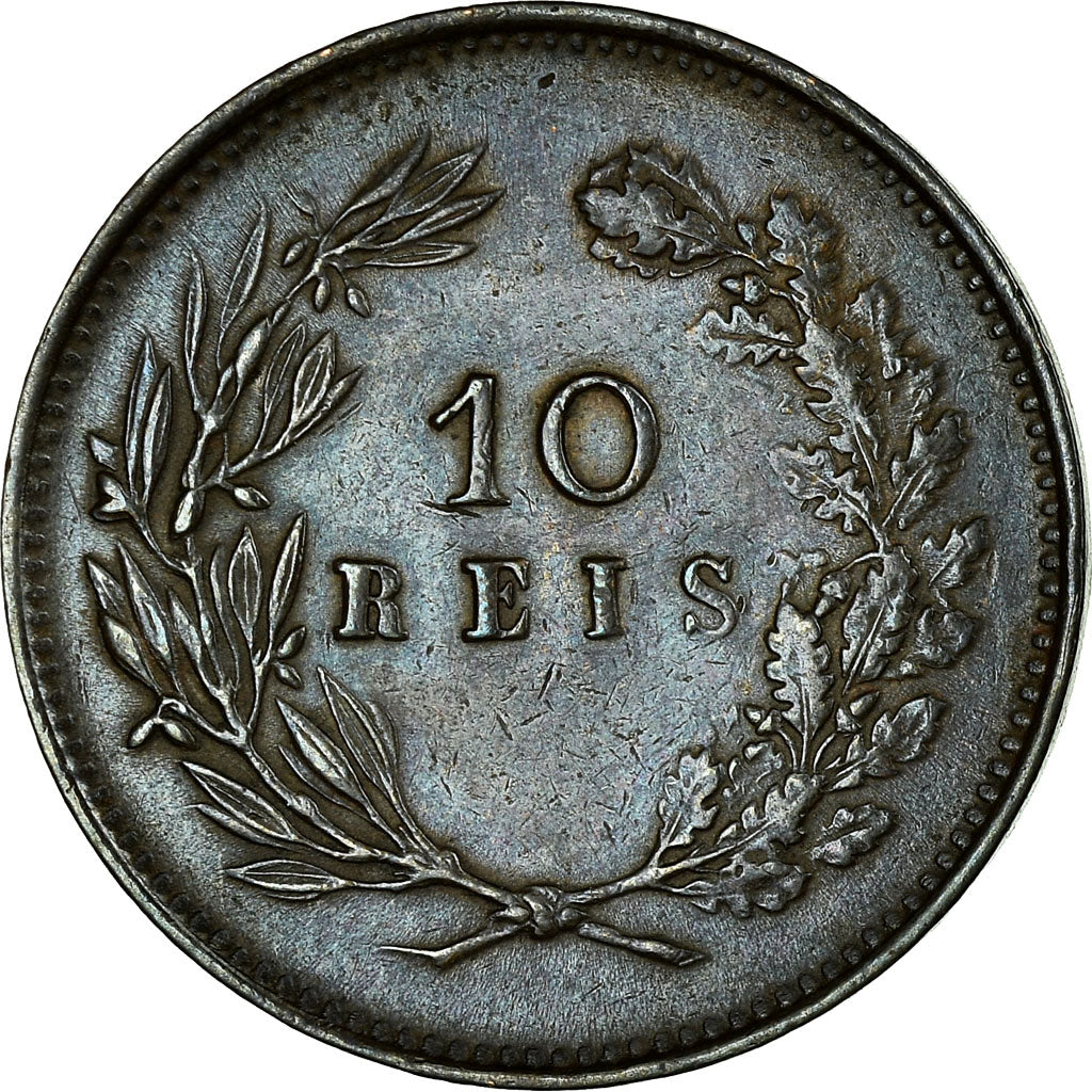 Monnaie, Portugal, Carlos I, 10 Reis, 1892, Portugal Mint, SUP, Bronze, KM:532