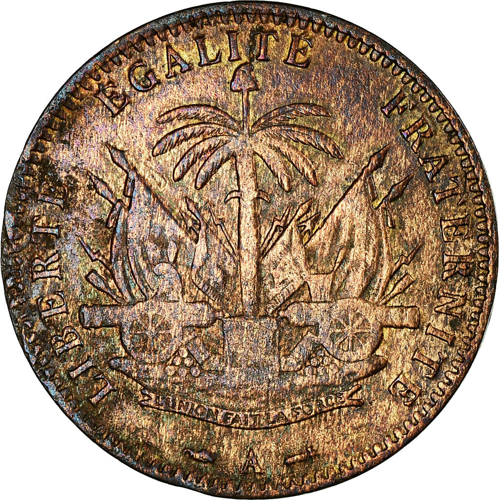 Coin, Haiti, Centime, 1895, VF(30-35), Bronze, KM:48