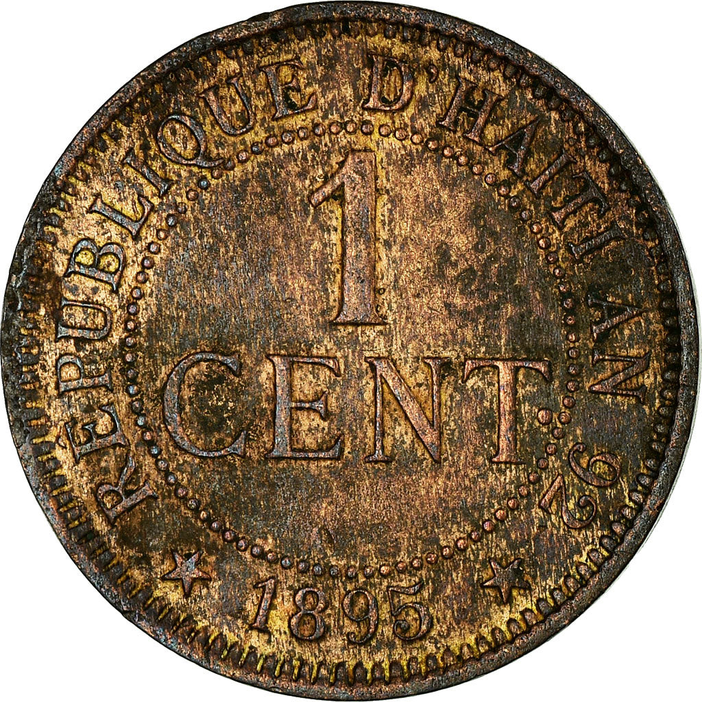 Coin, Haiti, Centime, 1895, VF(30-35), Bronze, KM:48
