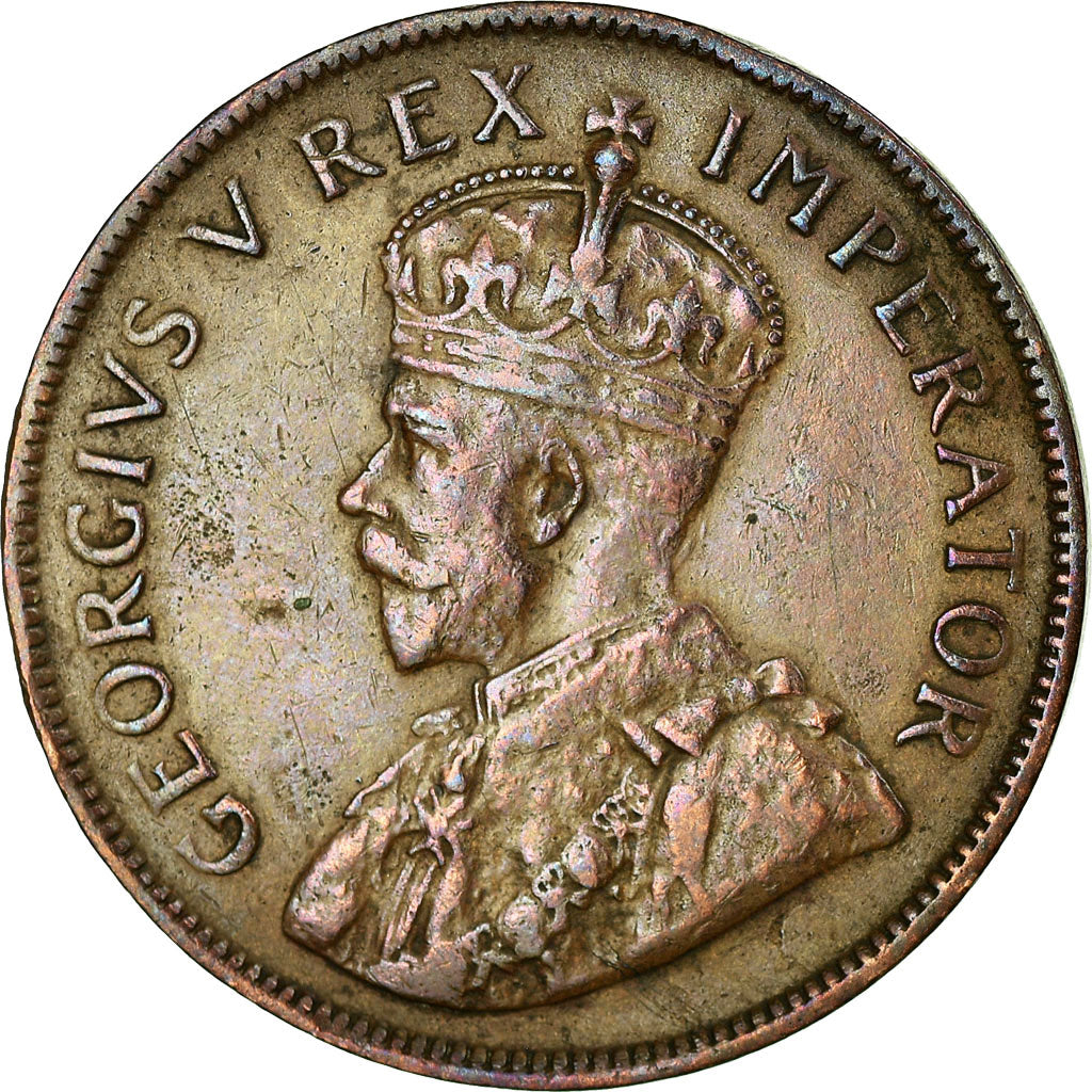 Monnaie, Afrique du Sud, George V, Penny, 1928, TTB, Bronze, KM:14.2