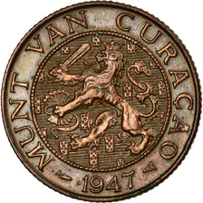 Coin, Curacao, 2-1/2 Cents, 1947, Denver, EF(40-45), Bronze, KM:42