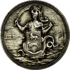 France, Token, Justice, 1890, AU(55-58), Silver