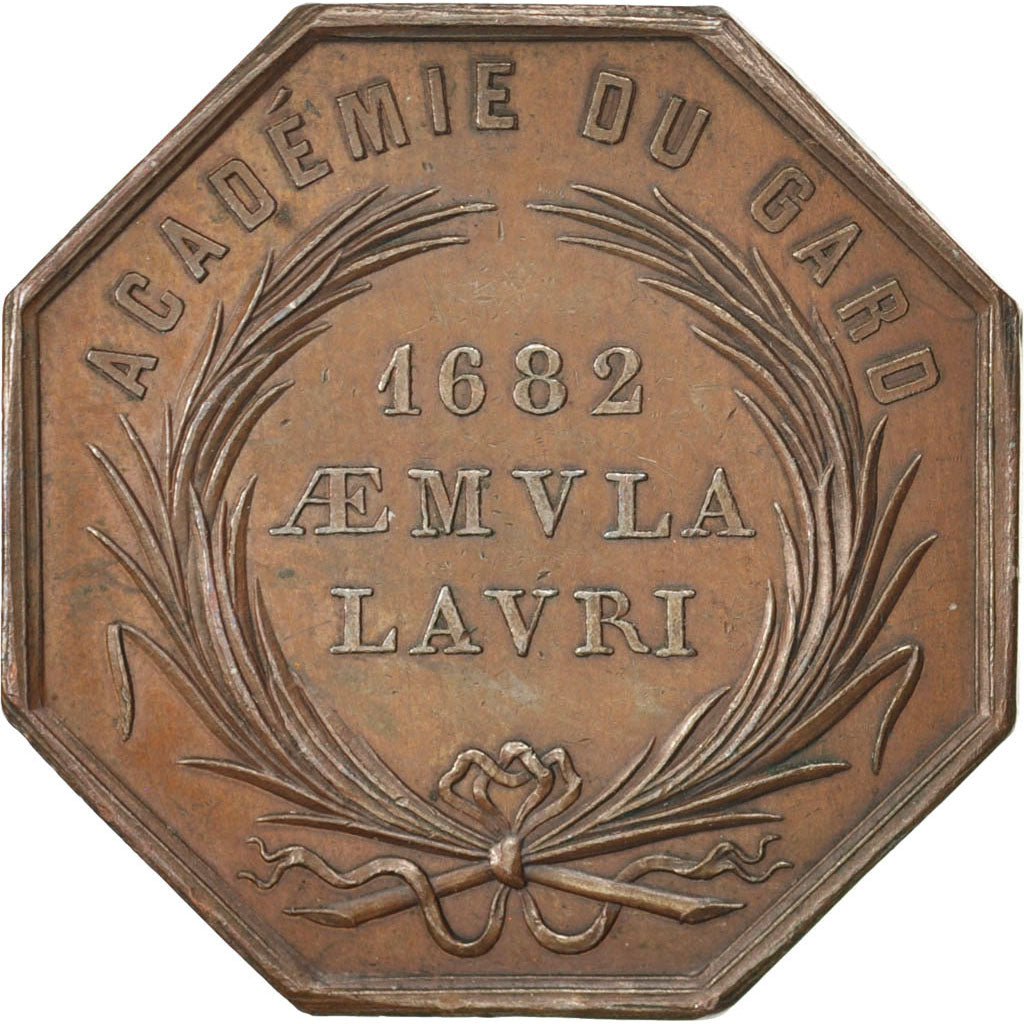 France, Token, Instruction and Education, AU(55-58), Copper