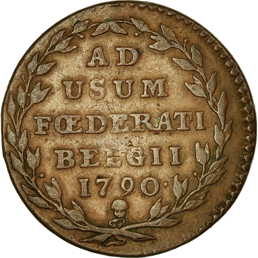 Coin, AUSTRIAN NETHERLANDS, 2 Liards, 2 Oorden, 1790, Brussels, VF(30-35)
