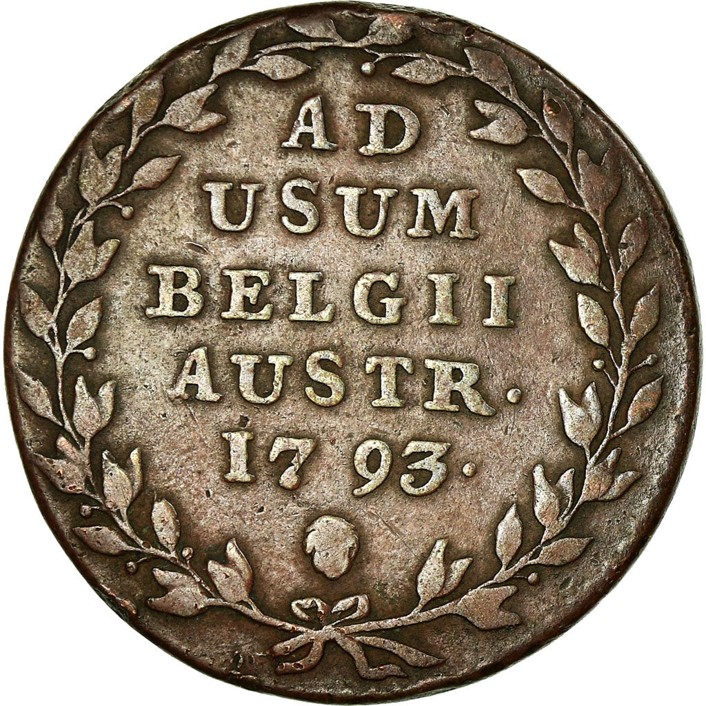 Coin, AUSTRIAN NETHERLANDS, Franz II, 2 Liards, 2 Oorden, 1793, Brussels