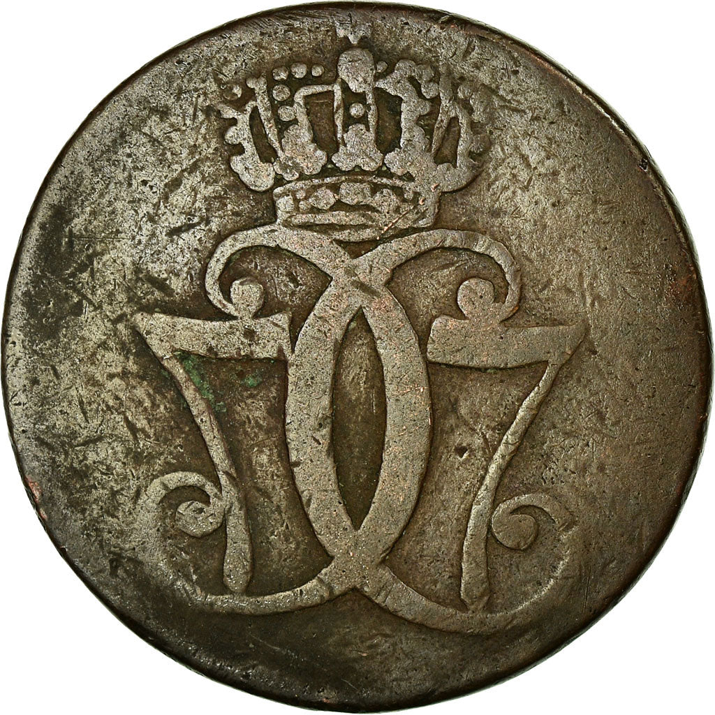 Münze, Dänemark, Christian VII, Skilling, 1771, Copenhagen, S+, Kupfer
