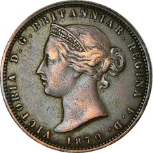 Coin, Jersey, Victoria, 1/13 Shilling, 1870, EF(40-45), Bronze, KM:5