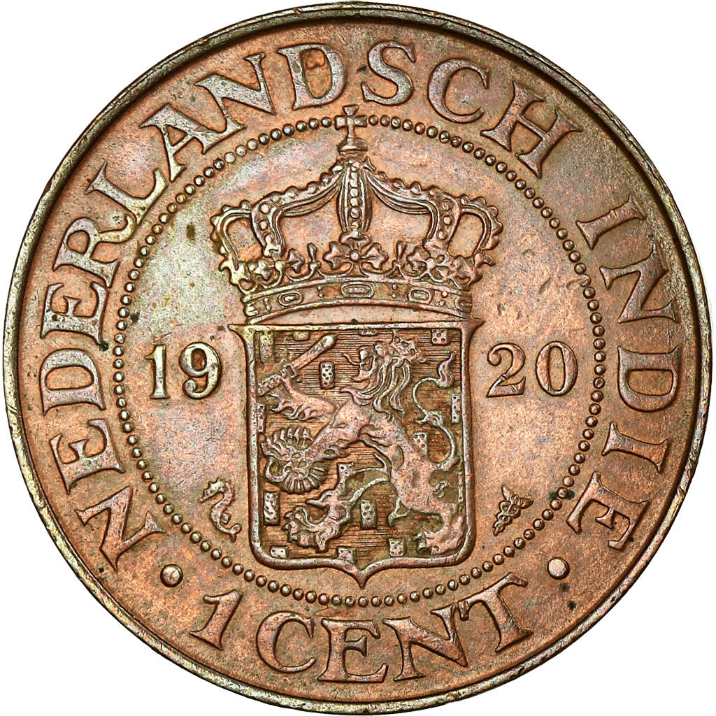 Coin, NETHERLANDS EAST INDIES, Wilhelmina I, Cent, 1920, Utrecht, Caduceus