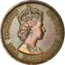 Coin, East Caribbean States, Elizabeth II, 2 Cents, 1957, EF(40-45), Bronze