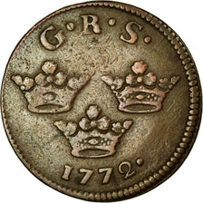 Coin, Sweden, Gustaf III, Ore, K.M., 1771, VF(30-35), Copper, KM:512.1