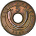 Coin, EAST AFRICA, Elizabeth II, 5 Cents, 1963, EF(40-45), Bronze, KM:37