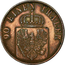 Coin, German States, PRUSSIA, Wilhelm I, 4 Pfennig, 1867, Frankfurt, EF(40-45)
