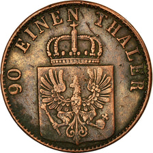 Coin, German States, PRUSSIA, Wilhelm I, 4 Pfennig, 1868, Frankfurt, EF(40-45)
