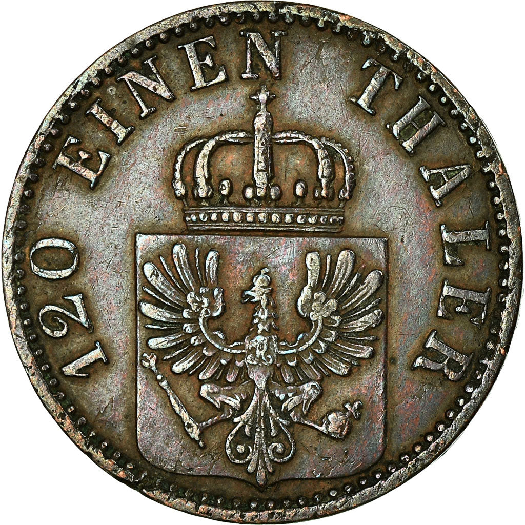Coin, German States, PRUSSIA, Wilhelm I, 3 Pfennig, 1869, Hannover, EF(40-45)