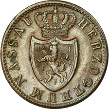 Coin, German States, NASSAU, Adolph, Kreuzer, 1848, Wiesbaden, EF(40-45)