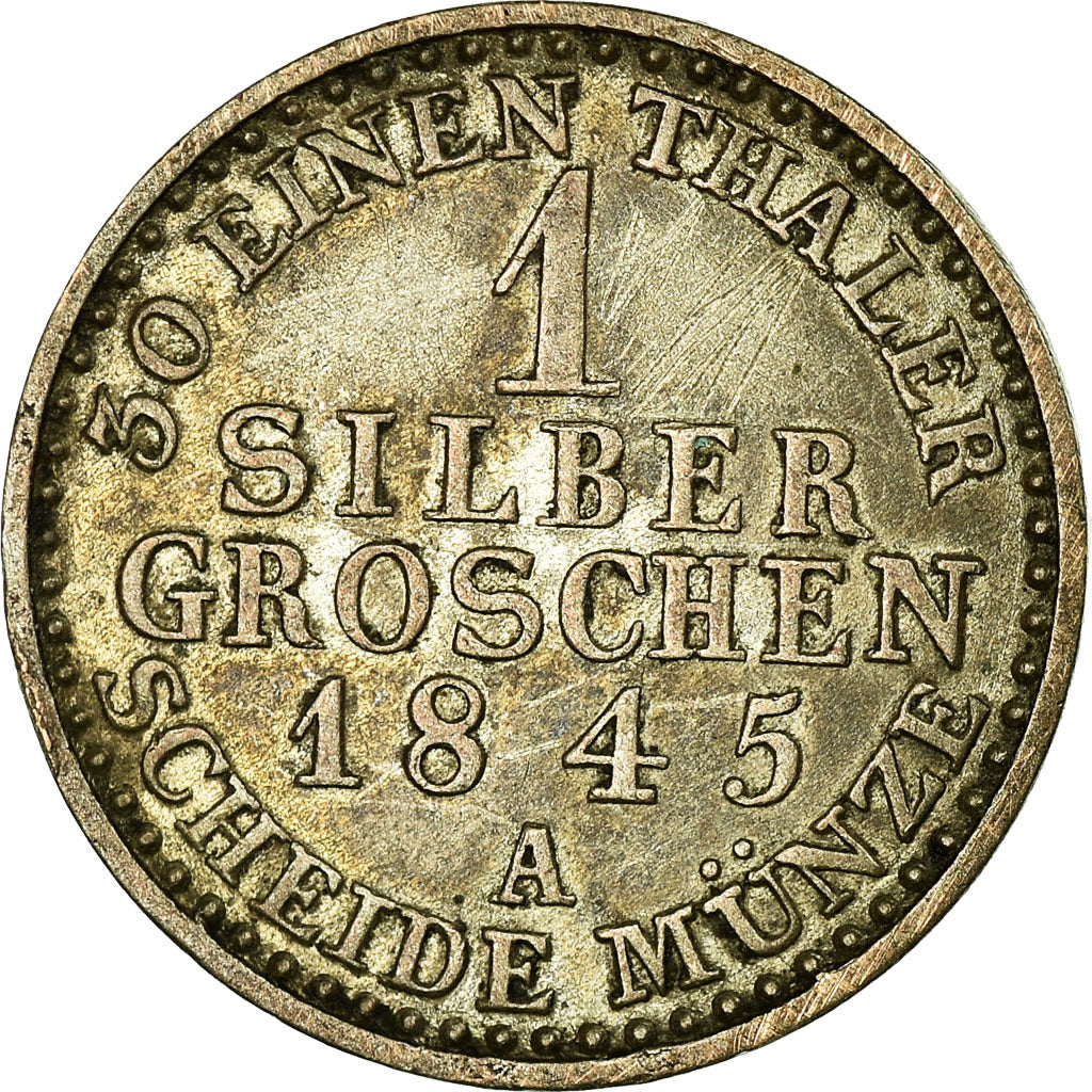 Coin, German States, PRUSSIA, Friedrich Wilhelm IV, Groschen, 1845, EF(40-45)