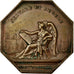 France, Jeton, Instruction and Education, 1841, TTB+, Bronze