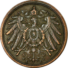 Coin, GERMANY - EMPIRE, Wilhelm II, 2 Pfennig, 1912, Muldenhütten, VF(30-35)