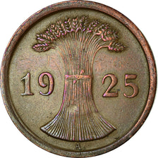 Coin, GERMANY, WEIMAR REPUBLIC, 2 Reichspfennig, 1925, Berlin, EF(40-45)
