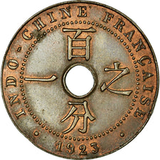 Moneta, INDOCINA FRANCESE, Cent, 1923, Poissy, MB+, Bronzo, KM:12.3