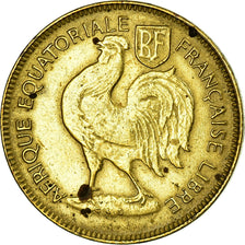 Moneta, Francuska Afryka Równikowa, 50 Centimes, 1942, Pretoria, VF(30-35)