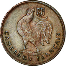 Coin, Cameroon, 50 Centimes, 1943, Pretoria, EF(40-45), Bronze, KM:4
