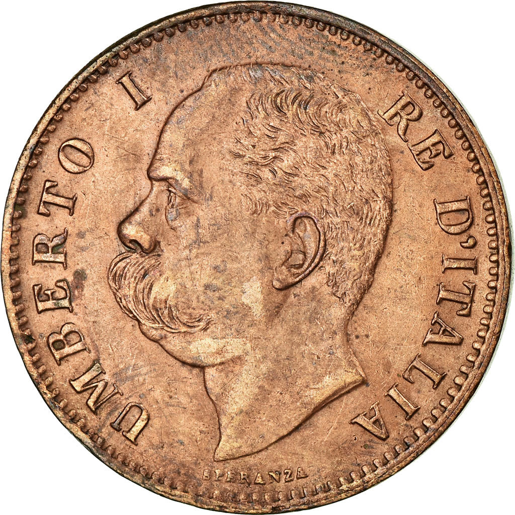 Coin, Italy, Umberto I, 5 Centesimi, 1895, Rome, EF(40-45), Copper, KM:31