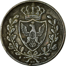 Monnaie, États italiens, SARDINIA, Carlo Felice, 5 Centesimi, 1826, Torino