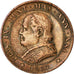 Coin, ITALIAN STATES, PAPAL STATES, Pius IX, Soldo, 5 Centesimi, 1867, Roma