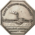France, The Boats, Token, 1844, AU(55-58), Silver, 23.93