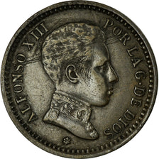 Coin, Spain, Alfonso XIII, 2 Centimos, 1905, Madrid, VF(30-35), Copper, KM:722