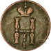 Moneda, Rusia, Nicholas I, Kopek, 1851, Saint-Petersburg, BC+, Cobre, KM:149.1